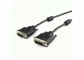 710587 - Кабель DVI-Dшт. - DVI-Dшт. single link Cablexpert CC-DVIL-BK-10, 19M/19M,3.0м,CCS,черн,экран,феррит. (1)