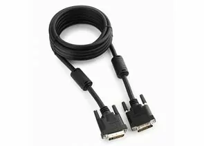 710618 - Кабель DVI-Dшт. - DVI-Dшт. single link Cablexpert, 19M/19M, 3.0м, черный, экран, феррит. (1)