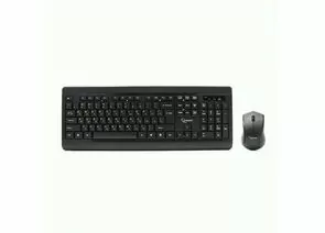 710762 - Комплект клавиатура+мышь беспров. Gembird KBS-8001, 2.4ГГц, черн, 104кл+3кн, 1000dpi (1)