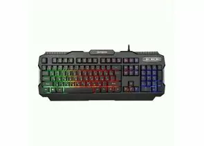 710787 - Клавиатура игровая Гарнизон GK-330G, подсветка, код Survarium, USB, черн., антифантомные клавиш (1)