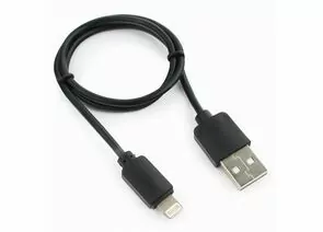 711054 - Кабель USB(A)шт. - 8pin шт. для iPhone5/6/7/8/X, IPod, IPad Гарнизон, 0.5м, черный, пакет (1)
