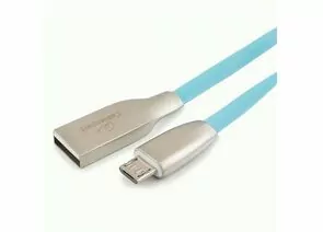 711107 - Кабель USB(A)шт. - microUSB 2.0 Cablexpert, AM/microB, серия Gold, 1м, синий, BL (1)