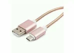 711116 - Кабель USB(A)шт. - microUSB 2.0 Cablexpert, AM/microB, серия Gold, 0.5м, золото, BL (1)