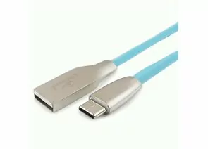 711167 - Кабель USB(A)шт. - 2.0 type C шт. Cablexpert, серия Gold, 1м, синий, BL (1)