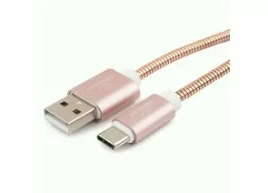 711175 - Кабель USB(A)шт. - 2.0 type C шт. Cablexpert, серия Gold, 1.8м, золото, BL (1)
