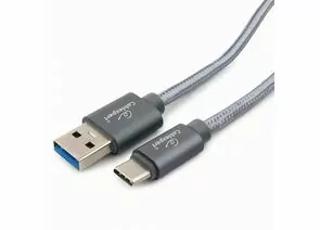 711193 - Кабель USB(A)шт. - 3.0 type C шт. Cablexpert серия Platinum, 1.8м, титан, нейлон, BL (1)