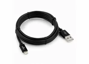 711210 - Кабель USB(A)шт. - 8pin шт. для iPhone5/6/7/8/X, IPod, IPad Cablexpert серия Silver, 1.8м, черн, BL (1)