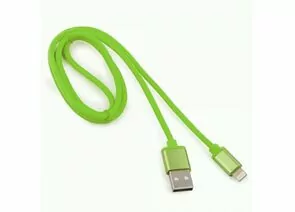711219 - Кабель USB(A)шт. - 8pin шт. для iPhone5/6/7/8/X, IPod,IPad Cablexpert серия Silver, 1м, зеленый, BL (1)
