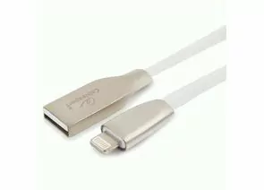 711228 - Кабель USB(A)шт. - 8pin шт. для iPhone5/6/7/8/X, IPod, IPad Cablexpert серия Gold, 1м, белый, BL (1)