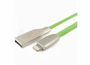 711234 - Кабель USB(A)шт. - 8pin шт. для iPhone5/6/7/8/X, IPod, IPad Cablexpert серия Gold, 1м, зеленый, BL (1)