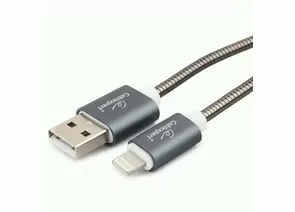 711241 - Кабель USB(A)шт. - 8pin шт. для iPhone5/6/7/8/X, IPod, IPad Cablexpert серия Gold, 0.5м, титан, BL (1)