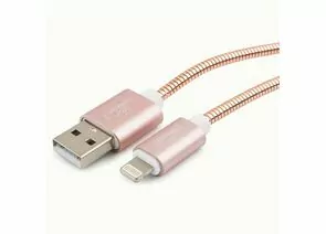 711244 - Кабель USB(A)шт. - 8pin шт. для iPhone5/6/7/8/X, IPod, IPad Cablexpert серия Gold, 0.5м, золото, BL (1)