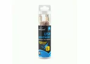 711265 - Кабель USB(A)шт. - 8pin шт. для iPhone5/6/7/8/X, IPod, IPad Cablexpert серия Ultra, 1.8м, золот., BL (1)