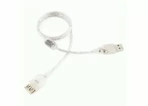 711335 - Кабель удлинитель USB(A)гн. 2.0 - USB(A)шт. Pro Cablexpert 0,75м, экран, феррит. кольцо (1)