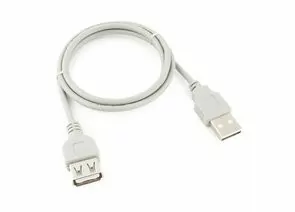 711340 - Кабель удлинитель USB(A)гн. 2.0 - USB(A)шт. Gembird AM/AF, 75см, пакет (1)