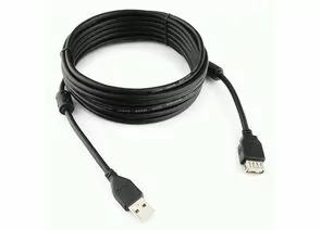 711344 - Кабель удлинитель USB(A)гн. 2.0 - USB(A)шт. Pro Cablexpert, AM/AF, 4.5м, экран, 2феррит. (1)