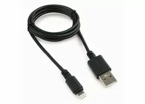 711394 - Кабель USB(A)шт. 2.0 - 8pin шт. Cablexpert AM/Lightning, д/iPhone5/6/7/8/X,IPod, IPad, 1м,черн,пакет (1)