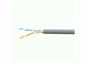 711453 - SkyNet Standart кабель UTP 2x2x0,48, медный, кат.5e, одножил., 100 м, коробка, серый (1)