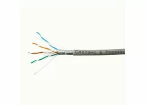 711458 - SkyNet Light кабель FTP 4x2x0,46, медный, кат.5e, одножил., 100 м, коробка, серый (1)