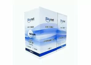 711464 - SkyNet Light кабель UTP 4x2x0,46, медный, кат.5e, одножил., 305 м, коробка, серый (1)