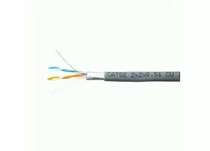 711472 - SkyNet Premium кабель FTP 2x2x0,51, медный, кат.5e, одножил., 305 м, коробка, серый (1)