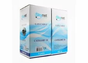 711483 - SkyNet Standart кабель FTP 4x2x0,48, медный, кат.5e, одножил., 305 м, коробка, серый (1)