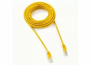 711877 - Cablexpert патч-корд UTP cat5e, 7,5м, литой, многожильный (желтый) (1)