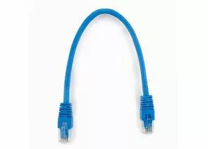 711889 - Cablexpert патч-корд UTP cat6, 0,25м, литой, многожильный (синий) (1)