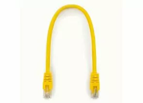 711891 - Cablexpert патч-корд UTP cat6, 0,25м, литой, многожильный (желтый) (1)