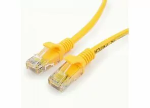 711905 - Cablexpert патч-корд UTP cat5e, 15м, литой, многожильный (желтый) (1)