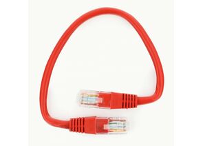 711926 - Cablexpert патч-корд UTP cat5e, 0,25м, литой, многожильный (красный) (1)