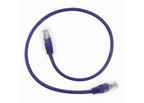 711930 - Cablexpert патч-корд UTP cat5e, 0,5м, литой, многожильный (фиолетовый) (1)