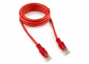 711950 - Cablexpert патч-корд UTP cat5e, 1,5м, литой, многожильный (красный) (1)