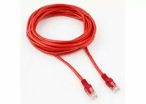 711958 - Cablexpert патч-корд UTP cat5e, 5м, литой, многожильный (красный) (1)