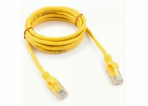 711999 - Cablexpert патч-корд медный UTP cat5e, 2м, литой, многожильный (желтый) (1)