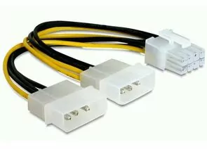 712169 - Разветвитель питания Cablexpert, 2хMolex - PCI - Express 8pin, для подключения в/к PCI-Е (8pin) (1)