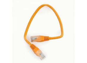 758853 - Cablexpert патч-корд UTP cat5e, 0.25м, литой, многожильный (оранжевый) (1)