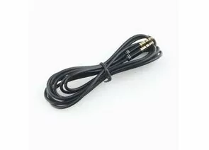 758910 - Аудио кабель jack 3,5шт. - jack 3,5шт. Cablexpert черный, 2м, блистер (1)