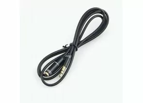 758917 - Аудио кабель удлинитель для наушников Jack3,5шт - Jack3,5гн. Cablexpert, черный, 1м, блистер (1)