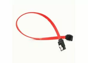 758932 - Кабель интерфейсный SATA Cablexpert CC-SATAM-DATA90-0.3M, 30см, угловой разъем, 7pin/7pin, защелка, (1)