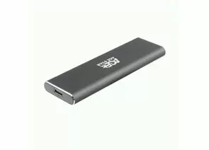 758942 - USB 3.1 Type-C Внешний корпус M.2 NVME (M-key) AgeStar 31UBNV1C (GRAY), алюминий, черный (1)
