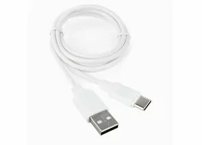 771088 - Дата-кабель USB(A)шт. - Type C шт. Cablexpert серия Classic 2, 3A, 1м, белый, кор, подвес, 17907 (1)