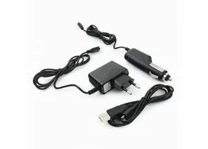 783780 - Набор з/у с micro-USB разъемом Gembird MP3A-CAR-KIT1 220V-5V и 12VDC-5V, черный, 11582 (1)