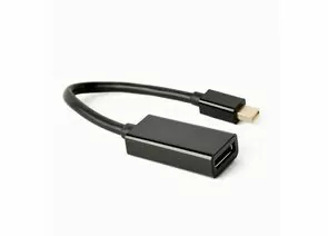 783789 - Переходник miniDisplayPort - DisplayPort, Cablexpert, 4K, 20M/20F, длина 16см, черн, 18468 (1)