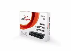 783791 - Разветвитель HDMI Cablexpert, HD19F/8x19F, 1 компьютер - 8 мониторов, Full-HD, 3D, 1.4v, 18573 (1)