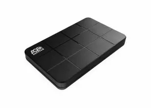 783843 - USB 3.0 Внешний корпус 2.5 SATAIII HDD/SSD AgeStar 3UB2P1 (BLACK) пластик, чёрный, 14661 (1)