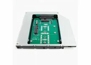 783897 - Сменный бокс для 2.5 HDD/SSD/М.2/mSATA AgeStar, SMNF2S, 12,7 мм, металл-пластик, черный, 18414 (1)