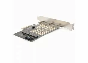 783899 - Адаптер AgeStar AS-MC02 PCI-E для M.2 SATA SSD+M.2 NVME SSD Card, 17920 (1)