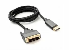 804079 - Кабель DisplayPort шт. - DVI шт. Cablexpert CC-DPM-DVIM-4K-6, 4K, 1.8м, 20M/25M, нейлон, 19358 (1)