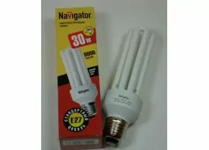 26728 - Лампа люмин. Navigator 4U E27 30W 6400K 158x46(9) NCL-4U-30-860-E27 94038 (1)